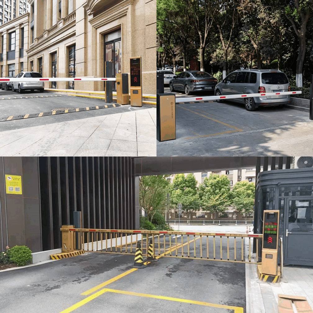 Intelligent Folding Boom Barrier Gate with Integrated Advertising Lightbox - Premium Media & Access Control Solution