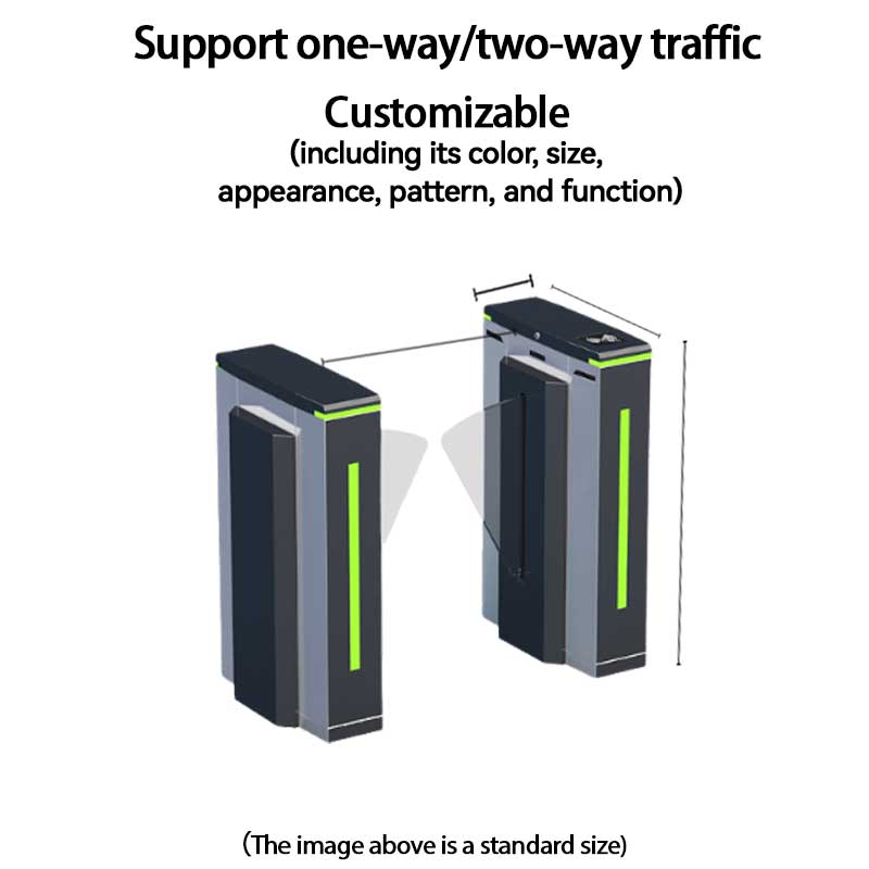 Bi-directional Pedestrian Turnstile Gate with RFID Integration for Europe Office Buildings