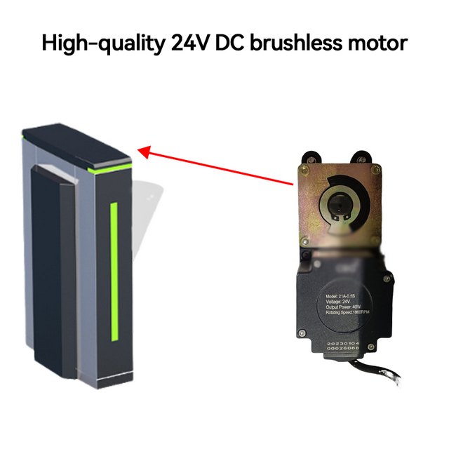 24V DC brushless motor Europe access gate
