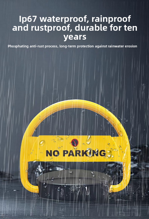 Durable lift parking barrier design for commercial estates