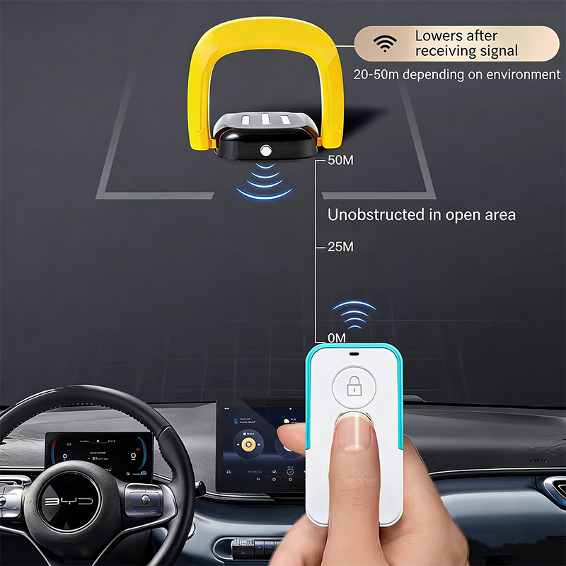 Automatic sensor parking space locker featuring IP67 heavy rain waterproof protection