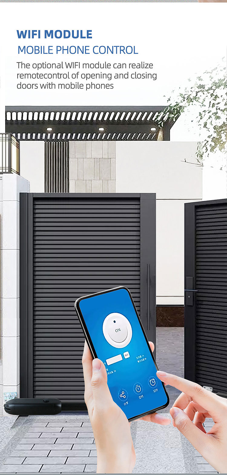 Intelligent electronic controller components for gate opener with secure data encryption