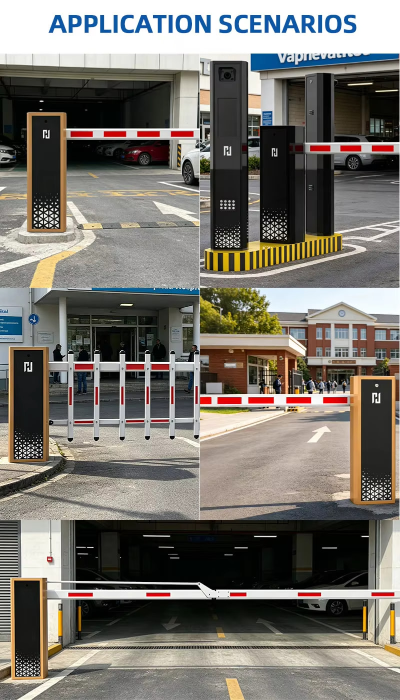 Baroxon commercial parking barrier gate installation Europe
